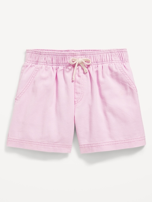Image number 4 showing, High-Waisted Pull-On Twill Shorts for Girls