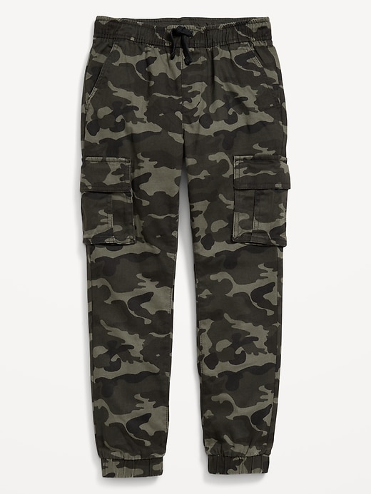 View large product image 1 of 2. Built-In Flex Twill Cargo Jogger Pants for Boys