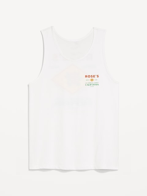 Graphic Tank Top - Rose'S Garden Bar