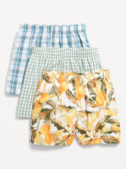 3-Pack Soft-Washed Boxer Shorts -- 3.75-inch inseam - Lemon Tree Yellow