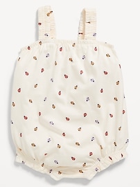 Image number 2 showing, Printed Sleeveless One-Piece Romper for Baby