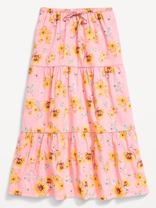 Image number 4 showing, Tiered Swing Midi Skirt for Girls