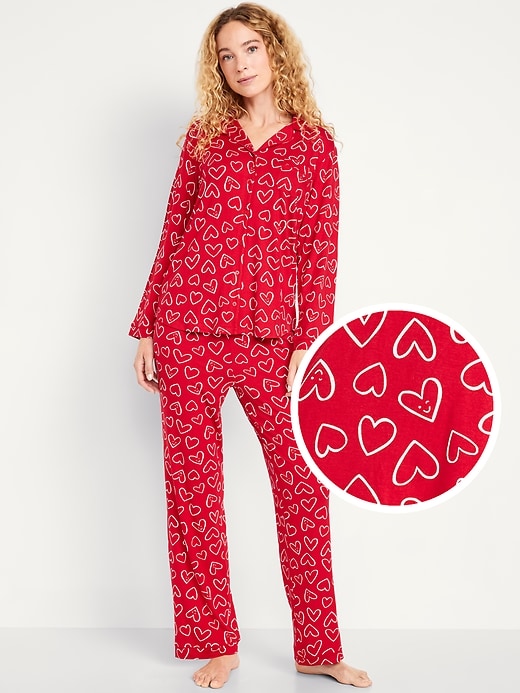 Knit Jersey Pajama Pant Set