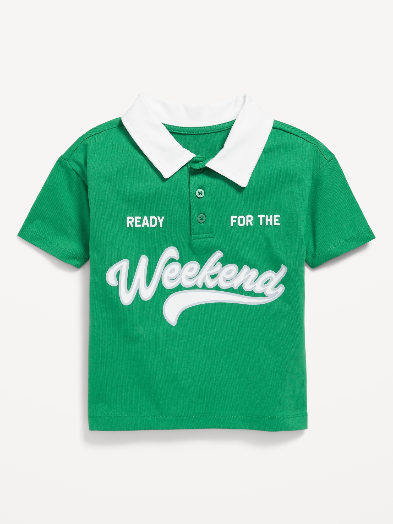 Short-Sleeve Jersey-Knit Polo Shirt for Toddler Boys