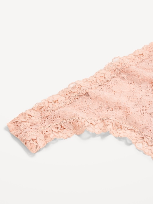 Image number 3 showing, Lace Thong Underwear