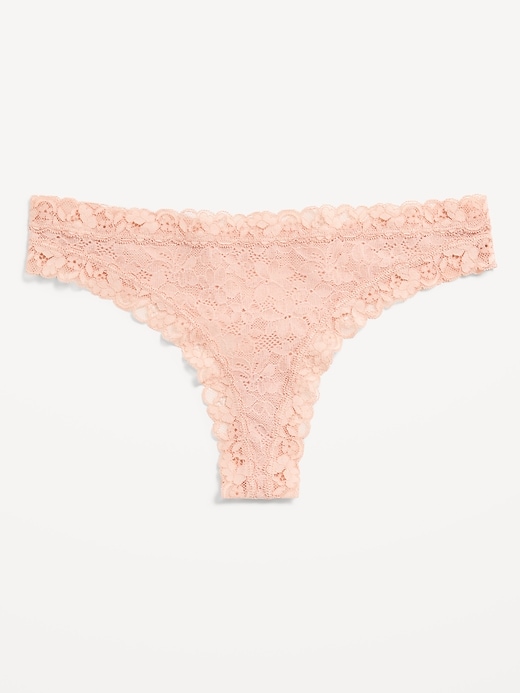 Image number 4 showing, Lace Thong Underwear