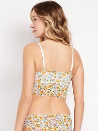 Image number 2 showing, Lace Longline Bralette