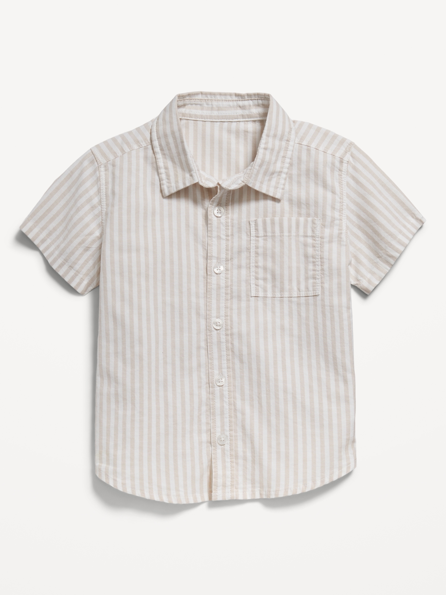 Printed Short-Sleeve Oxford Shirt for Toddler Boys