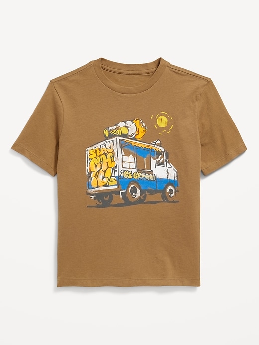Image number 1 showing, Short-Sleeve Graphic T-Shirt for Boys