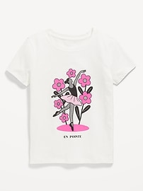 Image number 1 showing, Short-Sleeve Graphic T-Shirt for Girls