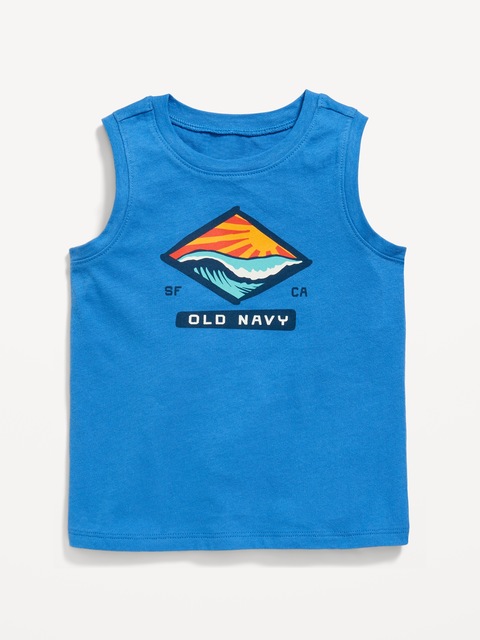 Logo-Graphic Tank Top for Toddler Boys
