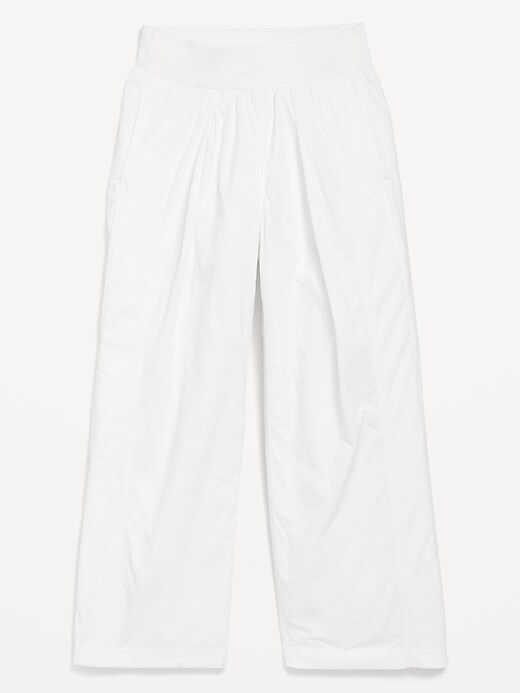 High-Waisted Crinkle Wide-Leg Pants for Girls