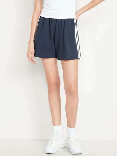 Extra High-Waisted SoComfy Sweat Shorts -- 5-inch inseam