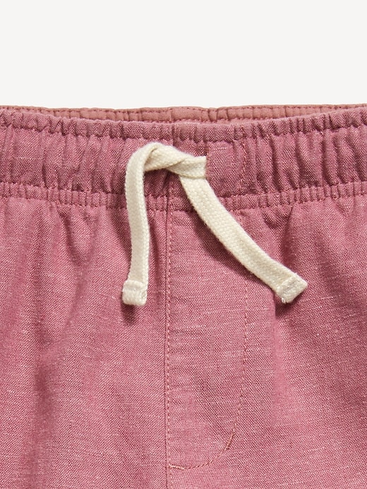 Image number 5 showing, Knee Length Linen-Blend Shorts for Boys