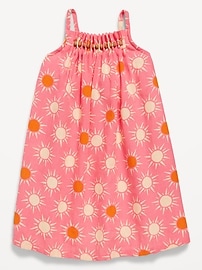 Image number 1 showing, Printed Beaded Cami Dress for Toddler Girls