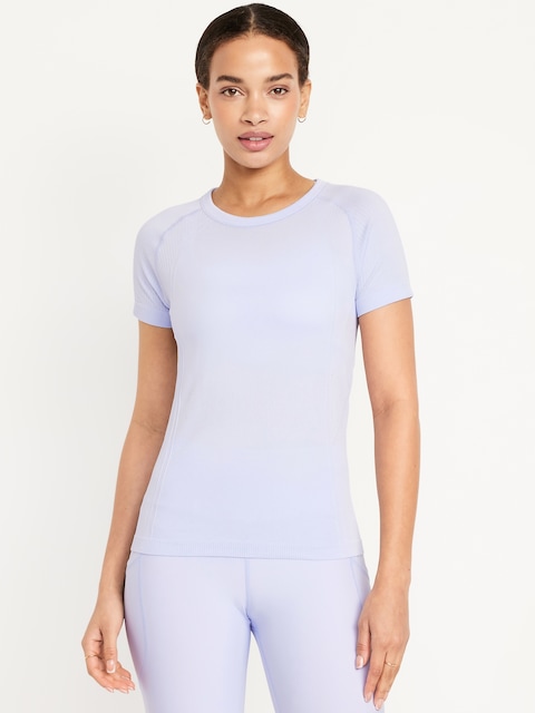 Fluid Seamless Fitted T-Shirt