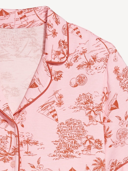 Image number 9 showing, Sunday Sleep Knit Jersey Short Set