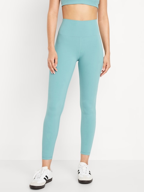 High-Waisted StudioSmooth 7/8 Leggings - Luminous Blue