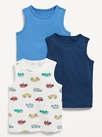 Image number 1 showing, Tank Top 3-Pack for Toddler Boys