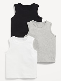 Image number 1 showing, Tank Top 3-Pack for Toddler Boys