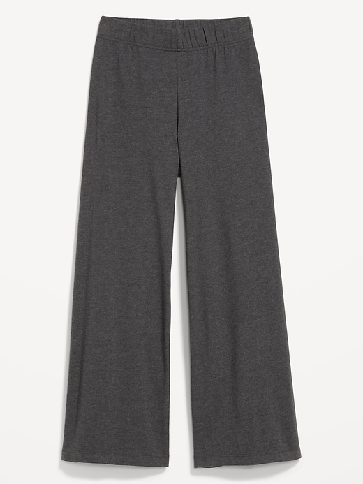 Image number 3 showing, High-Waisted Fashion Wide-Leg Cropped Leggings