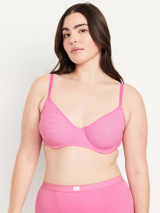 Image number 5 showing, Mesh Balconette Bra