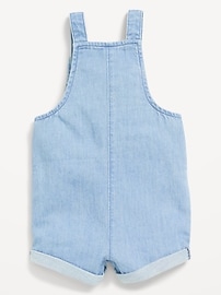 Image number 2 showing, Pocket Jean Shortalls for Baby