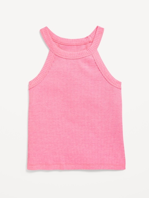 Fitted Halter Tank Top for Toddler Girls