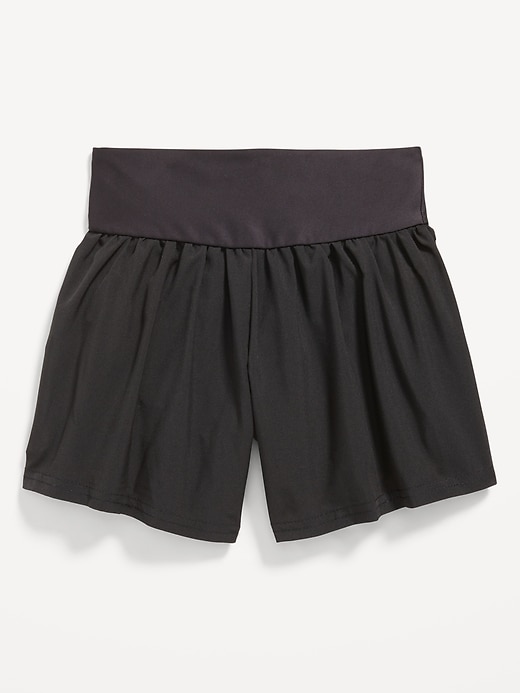 Image number 4 showing, High-Waisted StretchTech Performance Shorts for Girls