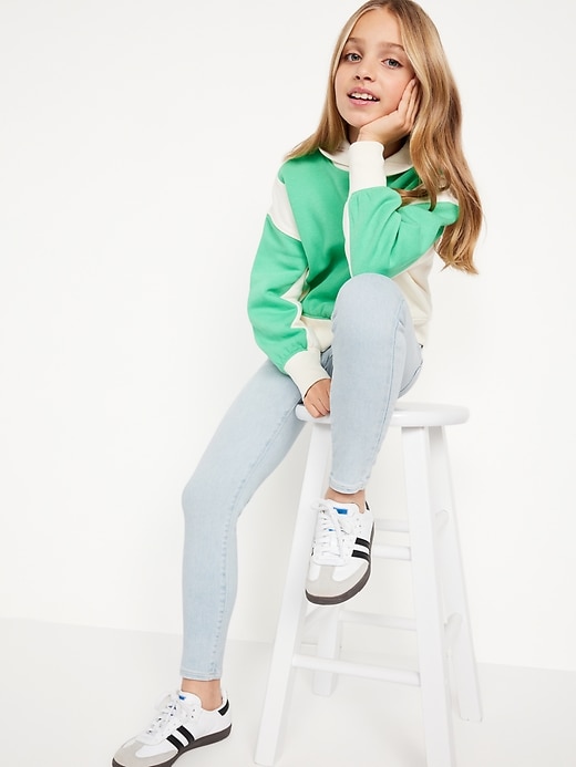 Image number 3 showing, High-Waisted Rockstar 360° Stretch Jeggings for Girls