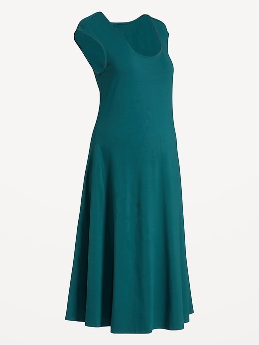 Image number 7 showing, Maternity Fit and Flare Midi Dress