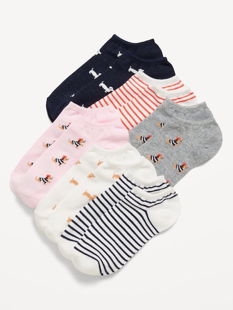 Ankle Socks 6-Pack for Women - Doggy Life