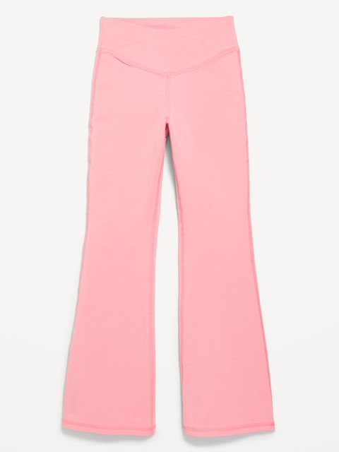 High-Waisted PowerChill Flare Leggings for Girls - Kitten Kisses