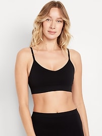 Image number 1 showing, Seamless Ribbed Longline Bra