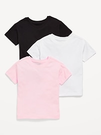 Image number 1 showing, Short-Sleeve T-Shirt Variety 3-Pack for Toddler Girls