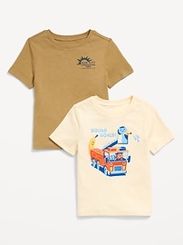 Image number 1 showing, Short-Sleeve Graphic T-Shirt 2-Pack for Toddler Boys