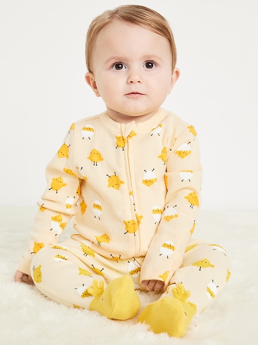 2-Way-Zip Sleep & Play Footed One-Piece for Baby | Old Navy