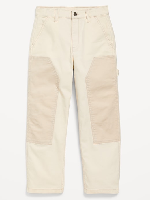 Image number 4 showing, Loose High-Waisted Carpenter Pants for Girls