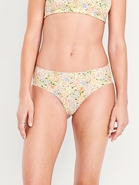 Image number 1 showing, Low-Rise No-Show Hipster Underwear