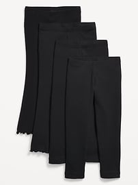 Image number 1 showing, Ribbed Flare-Leg and Leggings 4-Pack for Toddler Girls