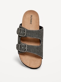 Image number 2 showing, Canvas Double-Strap Sandals for Boys