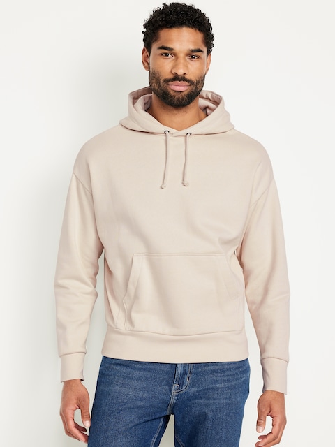 Oversized Heavyweight Rotation Hoodie - Light Beige