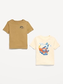 Image number 2 showing, Short-Sleeve Graphic T-Shirt 2-Pack for Toddler Boys