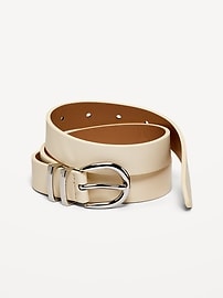 Image number 1 showing, Double Loop Skinny Belt for Women