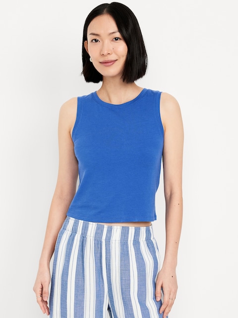Bestee Tank Top - Crayon Blue