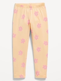 Image number 1 showing, Printed Full-Length Leggings for Toddler Girls