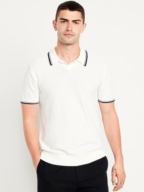 Bouclé Polo - Sea Salt
