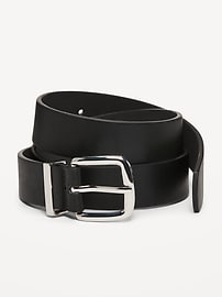 Image number 1 showing, Classic Faux-Leather Belt
