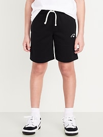 Image number 1 showing, Below Knee Fleece Jogger Shorts for Boys