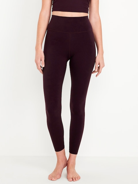 High-Waisted StudioSmooth 7/8 Leggings - Boxwood